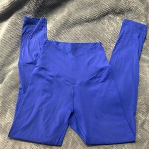 Aerie Bold Blue High-Rise Leggings